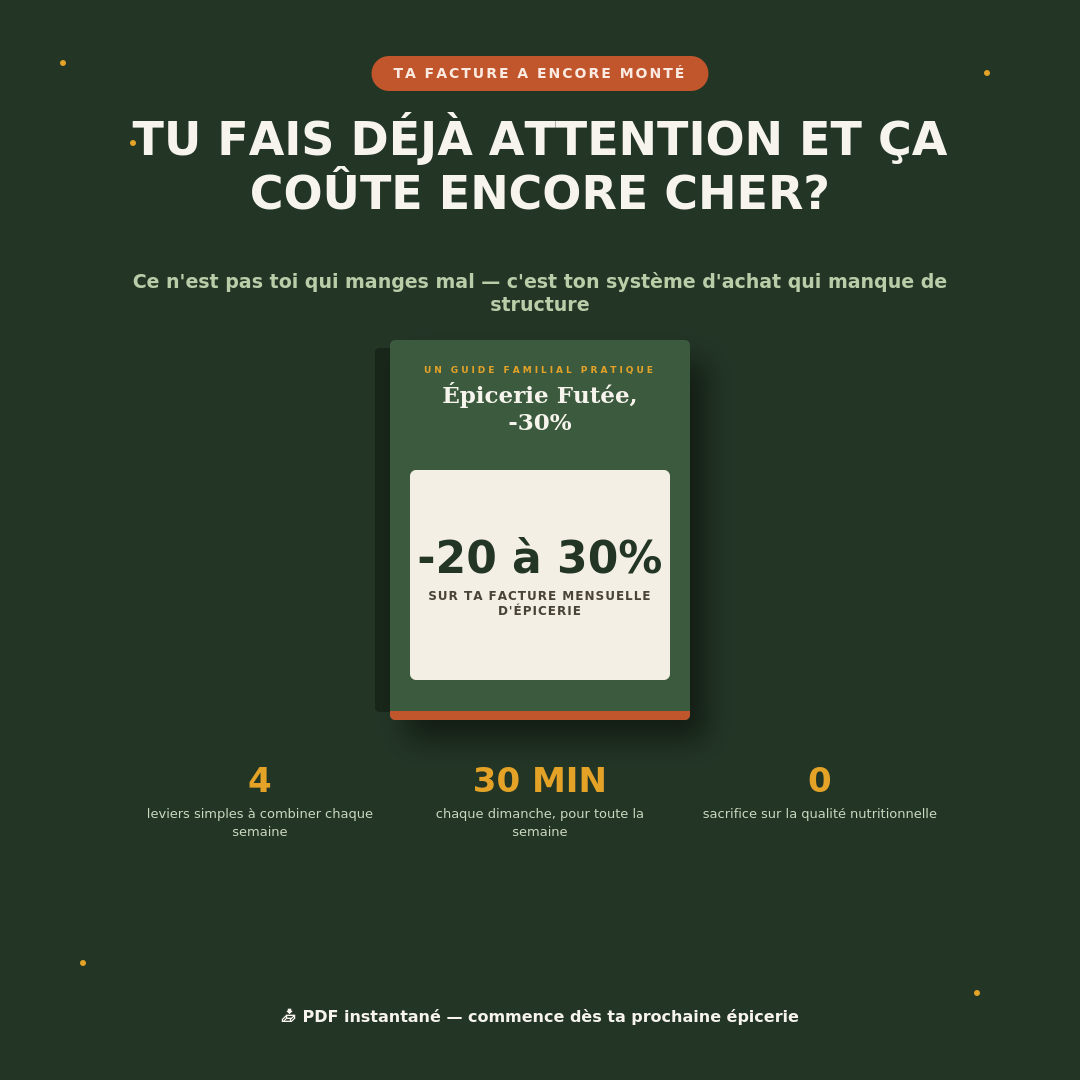 Épicerie Futée, -30% — Le Système Complet