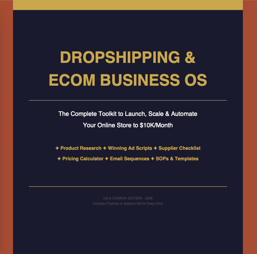DROPSHIPPING & ECOM BUSINESS OS