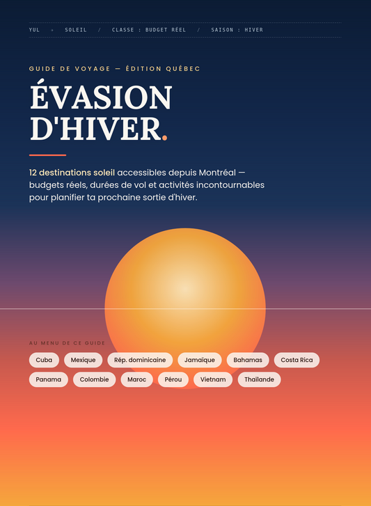 Guide de voyage Édition Québec