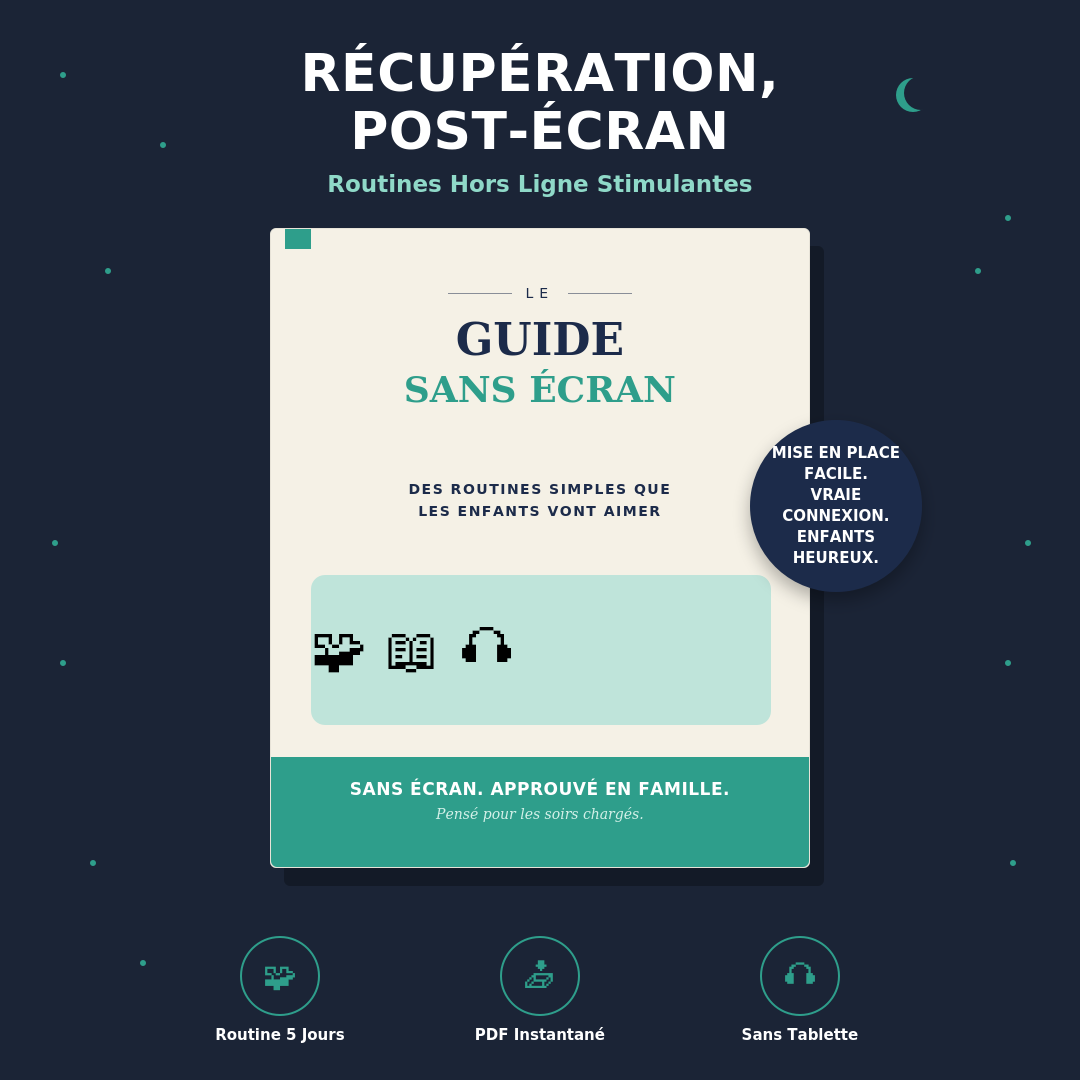 Récupération Post-Écran - Routines Hors Ligne Stimulantes