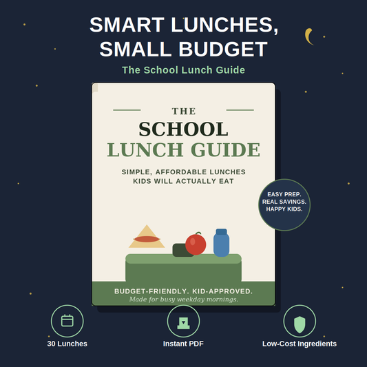 Smart Lunches, Small Budget — The School Lunch Guide